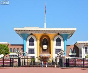 yapboz Al Alam Sarayı, Muscat, Umman